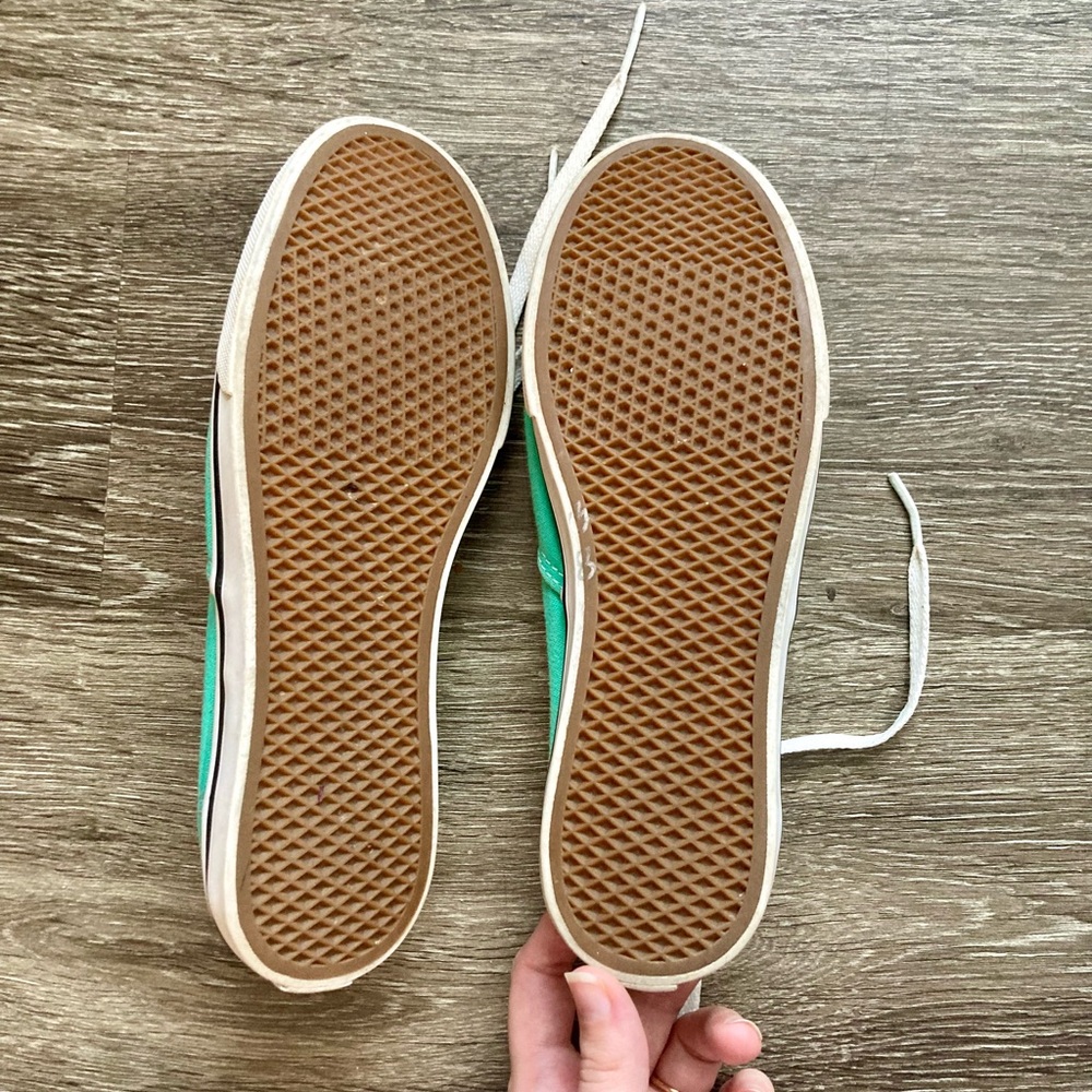Vans teal canvas sneakers in size 7 - Picture 2 of 7